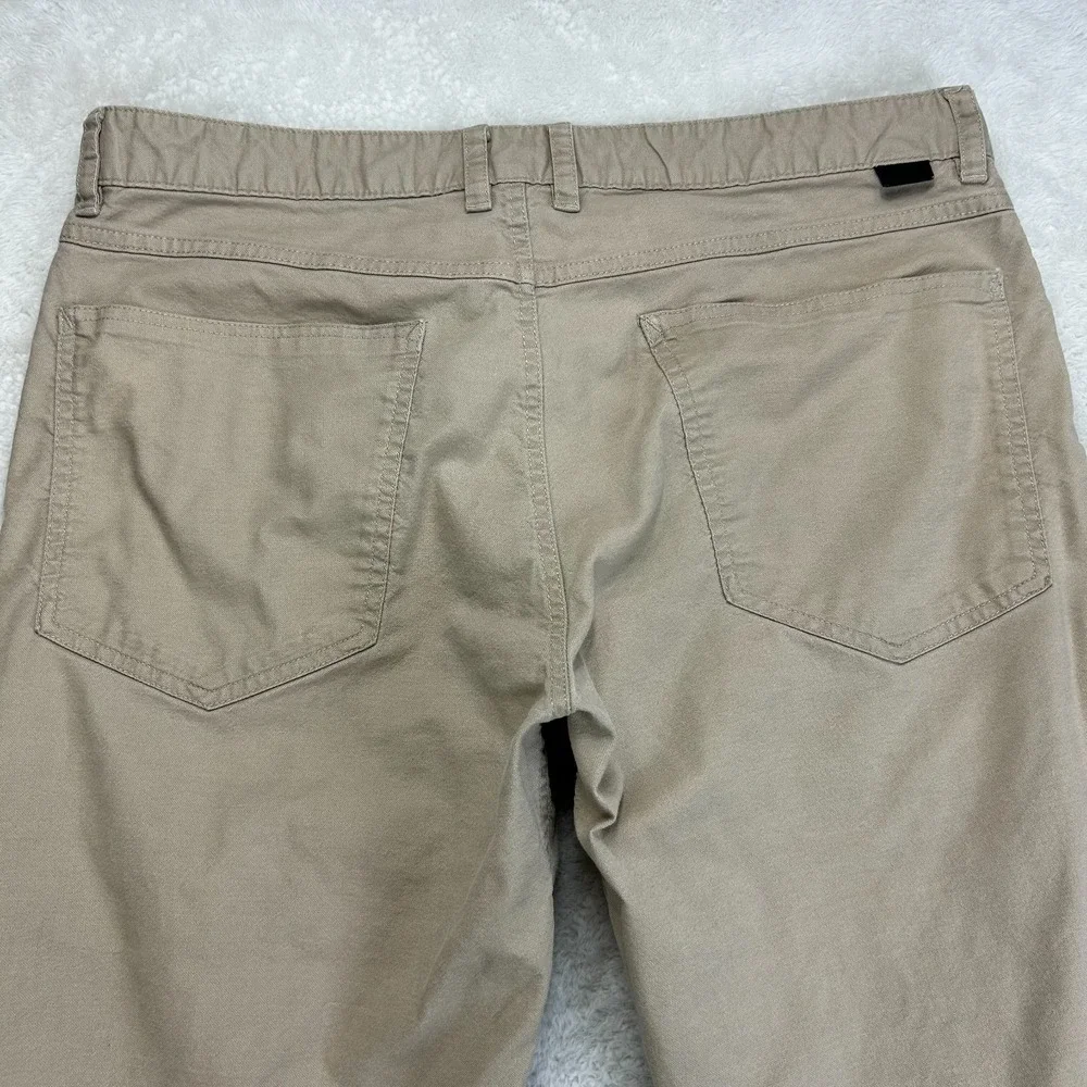The North Face Chino Pants Mens 36 Beige Flat Front Breathable Casual Hiking